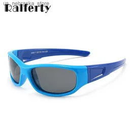 Sonnenbrille Ralerefter Qualität polarisierter Jungen Jungen Mädchen Kinder Sport Sonnenbrillen Flexible weiche und unzerbrechliche Rahmen Outdoor Schatten K800 Q240410