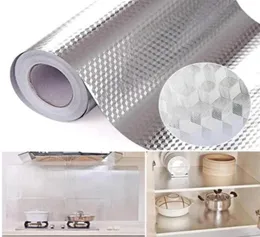 Многофункциональная 40x500 см. На кухнях, защищенных от водонепроницаемых настенных настенных стикеров алюминиевая фольга печь, стол, сдвижные обои DIY 314701863