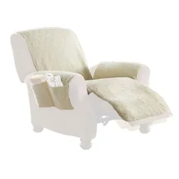 Pokrywa krzesła pokrywa fotela super miękka pluszowa poduszka do tkaniny do salonu aksamitne meble skórzane 276S
