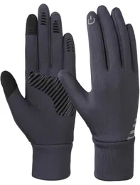 Vbiger Kids Glove Winter Antiskid Touch Screen guanti morbidi sport esterni caldi con stampa riflettente Striscia silicone9210588