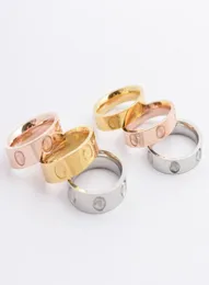 456mm geniş klasik vida aşk bandı yüzüğü kübik zirkonya paslanmaz çelik hipoalerjenik düğün nişanı hediye84233141264420