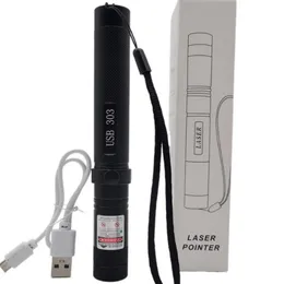 Leistungsstarker 532nm Green Laser Pointer- 532nm USB wiederaufladbare eingebaute Batterien Laser Pen