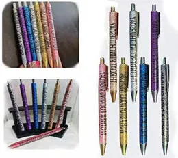 DIY Hinzufügen von Perlen Funny Pens Student Scherle Plastikstallpunkte Perle Ball Pen Werbe Weihnachtsgeschenke Creative2920515