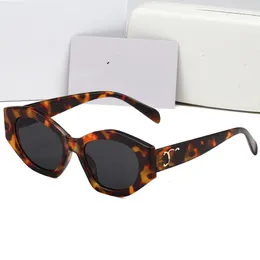 Occhiali da sole Designer poligoni per donne occhiali da sole punk designer Y2K Trend moda di moda occhiali da sole di lusso Visione notturna di viaggio da sole 402J38
