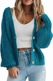 Frauen in Übergröße Pullover Womens Open vordere Langschläfe Knopf klobig Strick -Strickjacke Pullover Fashion Top