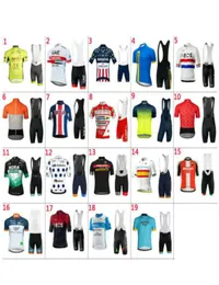 2021 Nuovo Team Cycling Jersey 20d Shorts Bike Shorts Suit Ropa Ciclismo Mens Summer Pro Bicycle Maillot Pants Abbigliamento 2930099