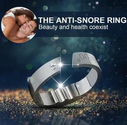 Acupressur Anti Snore Ring Natural Treatment Reflexologi Minska mot snarkningslösning Apnea Sleeping Aid Health Care2744217235