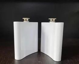 Blank Sublimation Flask Flask Hip Flash Aço inoxidável Bottle Water Wall Parede dupla amante Diy Drinkwers Drinkware 8oz C022477785539