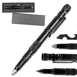 Penna tattica - Penna multi -tool di autodifesa con attrezzatura per la sopravvivenza per la torcia per uomini donne regali tattici Gift EDC 240509 militare