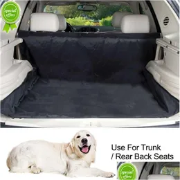 Dog Travel Outdoors New Waterproof Dog Car Seat Er Rear Trunk Mat For Travel Ers Cars Transport Cat Hammock Dogs Drop Delivery Dhwsp