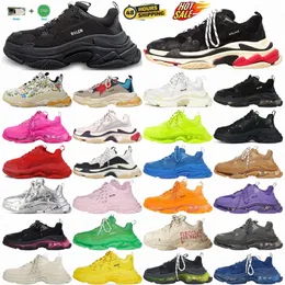 designer sneakers shoes trainers mens womens triple s shoe sneaker men platform clear sole black white red grey silver pink patent blue5KEe#