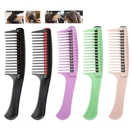 Hair Dye Brush Handle Natural Brushes Resin Fluffy Comb Fashion Hairstyle Design Tool Professional