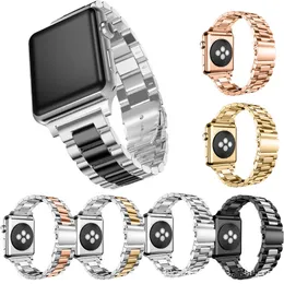 iWatch 스테인리스 스틸 스트랩 Apple Watch Series 8 Ultra 41mm 45mm 팔찌 금속 나비 버클 웨이브 밴드 FIT Iwatch 시리즈 9 스마트 스트랩