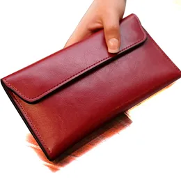 Sunny Beach Famous Brand 2019 Genuine Leather Women Wallet Purse Bag Designer Wallets Long Money Wallet Y190701 217o