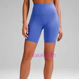 Lu Woman Biker Hotty Hot Under Trein Original Yoga Shorts Womens Sport Sports che corre in vita elastico pantaloni in vita elastici