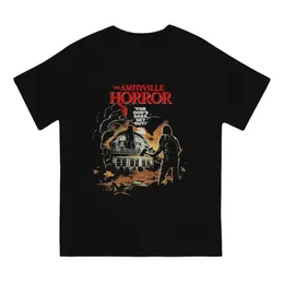 The Amityville Horror TShirt Men Scary Leisure Cotton Tee Shirt Crewneck Short Sleeve T Shirts 6XL Tops 240510