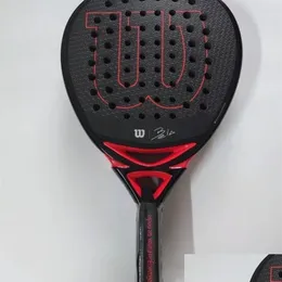 Badminton Rackets Vairo 91 Padel Porfessional Series Palas 3 Layer Carbon Fiber Board Paddel EVA Face Tennis Beach 221104 Drop Delive DHPI9