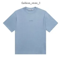 استوديو حب الشباب في الشارع الصيفي Thirt Men Designer Tshirt أزياء طباعة رسومات Tee Shirt Maglietta Camiseta Hombre Acnes Studio Shirt 658