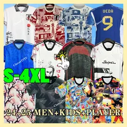 2024 Japan Soccer Trikots Cartoon Ueda Ito Isagi Atom Tsubasa Minamino Doan Kubo Mitoma Tomiyasu Endo Nakata 22 23 24 Japanisches Fußballhemd T 3xl 4xl Chinese Dragon F.