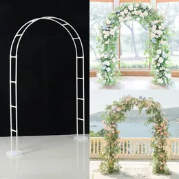 PVC Wedding Arch Arch Flower Stand Balon Wsparcie na zewnątrz trawnikowe zapasy na imprezę Baby Shower Birthday Bildrop 240510