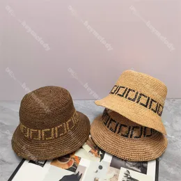 Luksusowe litera słomkowe czapki szerokie gądzą słoneczne kapelusze damskie letnie wiadro kapelusz mężczyźni Wysokiej jakości czapki plażowe