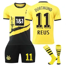 Soccer Jerseys Men's Tracksuits 23-24 New Borussia Dortmund Home Kits 11 Royce 9 Alai Adult and Children's Football Kit