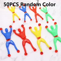 5-50 ccsset 8,5 cm Sticky Toy Window Men mit klebrigen Hand 3 Spielzeug und Jahre über Plastikfüßen für Kinder 240510