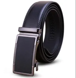 Bältes Men's High-End läder Automatisk spänne-kohude Business Men's Belt Casual Belt A08