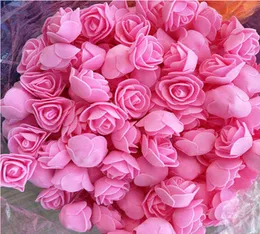 500PCS 3 cm Mini Artificial PE Ploam Rose Flower Heads na ślub dom Dekorację ręcznie robioną fałszywe kwiaty kulowe zapasy na imprezę rzemieślniczą 24876493