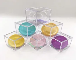 Custom Clear Cube Eyelashes Box для 3D 5D 25 мм 27 -мм ресницы норки