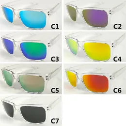 Luxus Sonnenbrille polarisierende Linsendesignerinnen Frauen Männer Sonnenbrille Transparent Frame Goggle Eyewear für Frauen Brillen schillernde Sonnenbrille kostenlos Versand