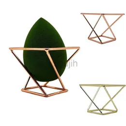 S00J Makeup Tools Creative 3D cooked iron powder puff shelf beauty egg rack makeup sponge display rack metal drying bracket d240510