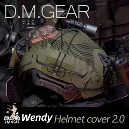 DMGEAR 팀 WENDY 헬멧 커버 EXFIL BALLISTIC MESH MESH MULTICAM RANGER GREEN TACTICAL SEGIRE GEAR MILITAL AIRSOFT HUNTING 240509