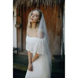 Boho 2019 Bohemian Lace Bridal Dresses Chiffon Beach Wedding Gowns Vestido de noivaプラスサイズカスタマイズ0510