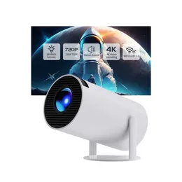 Projektör Projektör 4K HY300 Pro Android 11 Çift WiFi 6.0 BT 5.0 Allwinner H713 1280 X 720p Ev Sineması Açık Mekan Taşınabilir Mini Projektör J240509