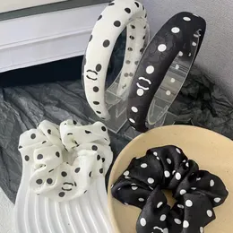 Tasarımcı Kafa Bantları Baskı Çiçek Marka Mektubu Saç Band Halat Kadınlar Scrunchies Saç Bantları Elastik Kauçuk Bantlar At kuyruğu Tutucu Headwrap