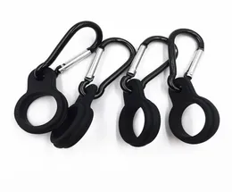 Silicone Water Bottle Bottle Larabiner Holder Camping Highking Sports Beverage Buckle Hook Clip Key Ring Tools Gadgets Outdoor FT385680334