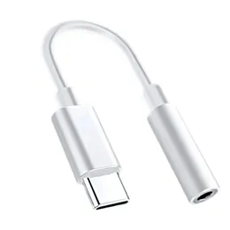 Ljudkabeltyp C 3.5 Jack Earphone Cable USB C till 3,5 mm hörlurar Adapter för Huawei P10 P20 P30 Pro Mate 10 Pro 20 30