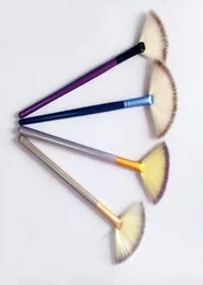 Soft wentylator przenośny szczotki profesjonalne makijażu małe szczotki podkładowe z różnymi kolorami DHL 1655055
