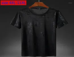 Nowy przylot moda lato cienki styl super duże krótkie rękawe modne kwiaty men men t -shirt rozmiar 4xl10xl 11xl12938330