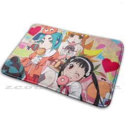 カーペットシリーズotugi mayoi carpet dowerb吸収非滑り止めドアマットアニメoshino shinobu ononoki yotsugi hach​​ikujiかわいい