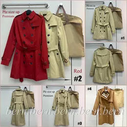 Fashion Warm Jackets Kvinnor Letter Printing Jacket Trench Coat Presents för kvinnor