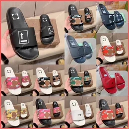 Yaz Plajı Slide Beyaz Siyah Düz Topuk Sandal Kadınlar Erkek Tasarımcı Ayakkabı Loafer Deri Lady Tazz Terlik Sandale Mule Erkek Ayakkabı Havuz Dış Mekan Sliders HSW511