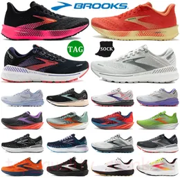 Brooks Professional Running Shoes Women Man Designer Sneakers Ghost 16 Lançamento 9 Hyperion glicerina 21 Coscoundle Freathable Confortable Rogging Runners Trainers