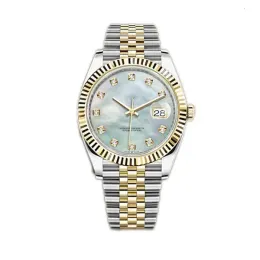 Casal de luxo assistir 28/13/36/41mm de aço inoxidável de aço japonês quartzo assistir super luminoso, relógio masculino Montre de Luxe Presente