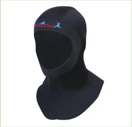 DC02H 3mm Neoprene Diving Hatt med axel Professional Uniex Swimming Cap Winter Cyleproof Wetsuits Huvudskydd Dykningshjälm5087168