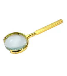 Handheld 70mm 8X Magnifying Magnifier Glass Lens Loop Loupe For Reading Jewelry Gold4474442