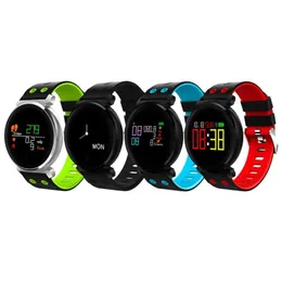 K2 Smart Watch Oxigênio Blood Pressão arbitrável Monitor de freqüência cardíaca Bluetooth Pulseira inteligente à prova d'água para iPhone Android Phone