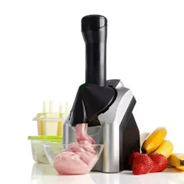Automatisk glass Maker Electric Frozen Fruit Dessert Icecream Pressing Machine Yogurt Milkshake Squeezer 240509