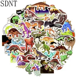 50 PCS Dinosaur Animal Stickers Boys Toys Jurassic anime Cool Funny Funder Fundproof to Diy Cups Skatboard Car Laptop Sticker 240510